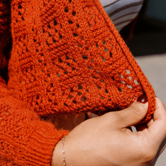 Timanfaya - Ażurowy Kardigan
7