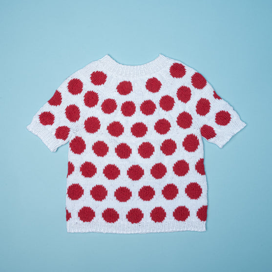 Biała koszulka w czerwone grochy - Tour de France
2