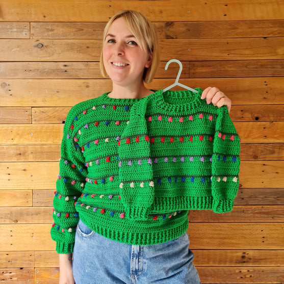 Christmas Lights - Dziecięcy Sweter
4