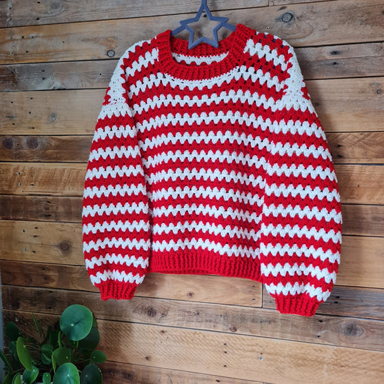 Candy Cane Stripes - Sweter
7