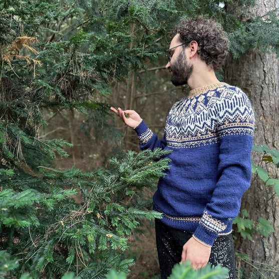 Arctic Starry Night - Unisex Sweter
3