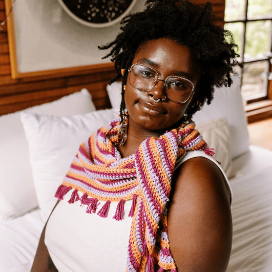 Confetti Glass - Trójkątna Chusta
2