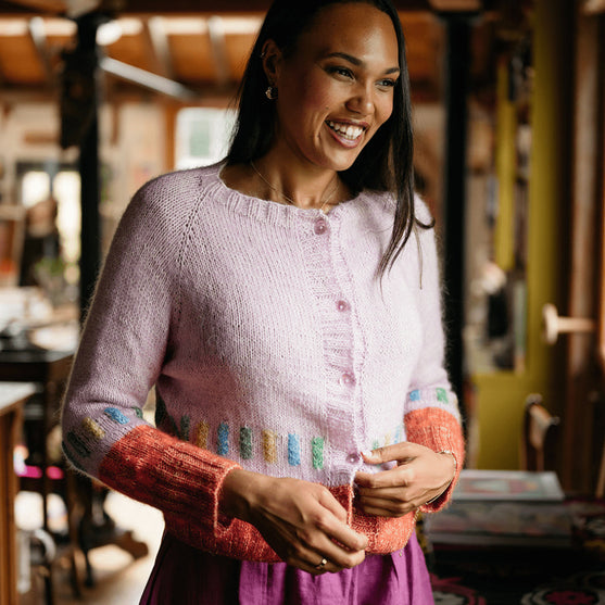 Kiln - Żakardowy Kardigan
2