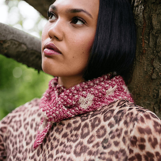 Pressed Flowers Kerchief - Bandana Mozaikowa
9