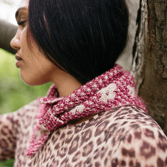 Pressed Flowers Kerchief - Bandana Mozaikowa
10