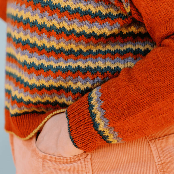 Lurdes - Sweter Chevron
3