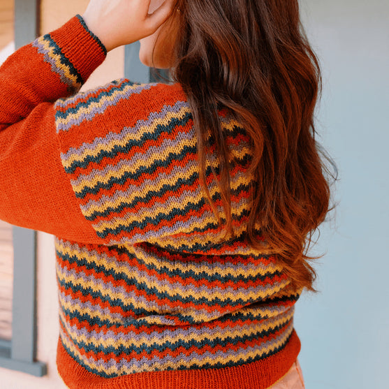 Lurdes - Sweter Chevron
4