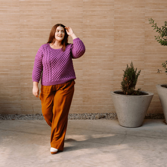 Cybil - Sweter z Warkoczami
3