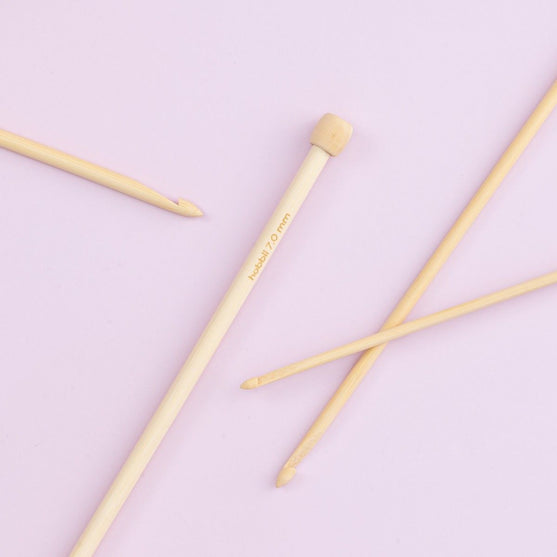 Bamboo Zestaw Szydełek Tunezyjskich - 25 cm - Hobbii
2