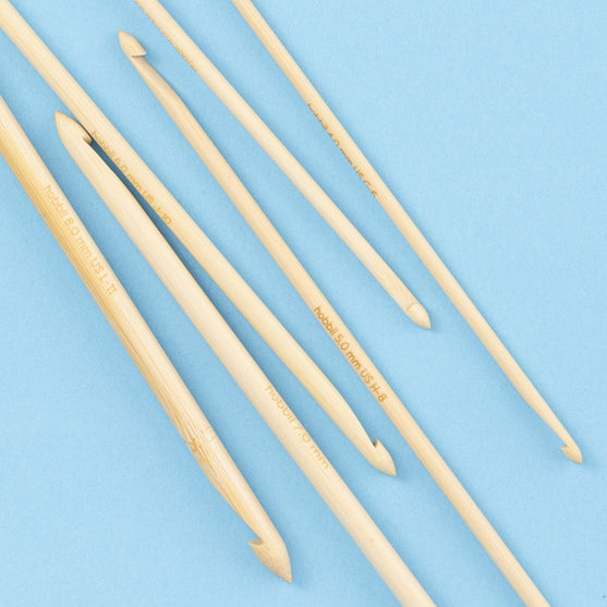 Bamboo Podwójne Szydełka Tunezyjskie - 20 cm - Hobbii
3