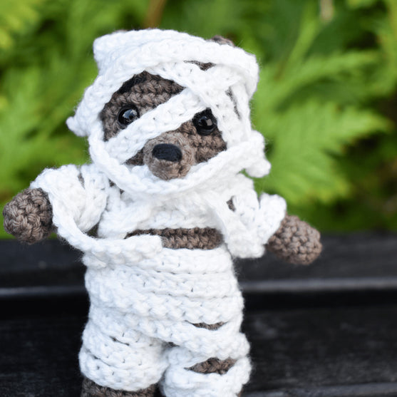 Mummy Bear - Halloweenowa figurka
2