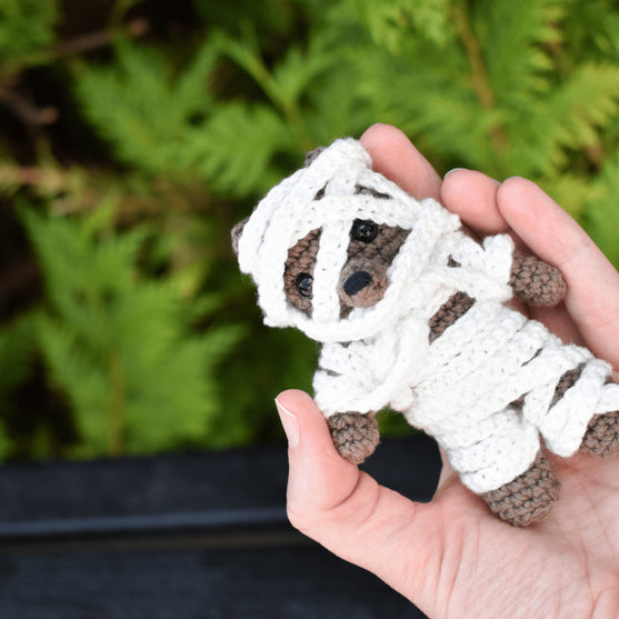 Mummy Bear - Halloweenowa figurka
5