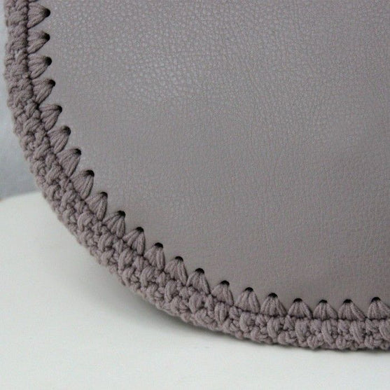 Okrągły spód do torby/koszyka ze skóry PU (ekoskóry) - Go Handmade
3