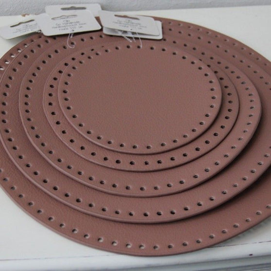 Okrągły spód do torby/koszyka ze skóry PU (ekoskóry) - Go Handmade
2