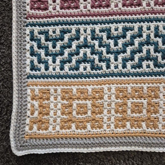 Lullaby Name Mosaic - Spersonalizowany Kocyk Dziecięcy
7