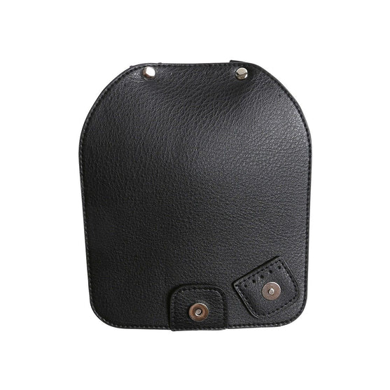 Klapa do torby z magnetycznym zapięciem - Black/Silver - Go Handmade
5