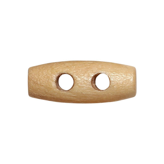 Podłużne Drewniane Guziki Mini - 20 mm - Go Handmade
2