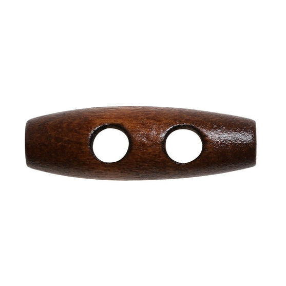 Podłużne guziki z drewna - 30 mm - Go Handmade
5