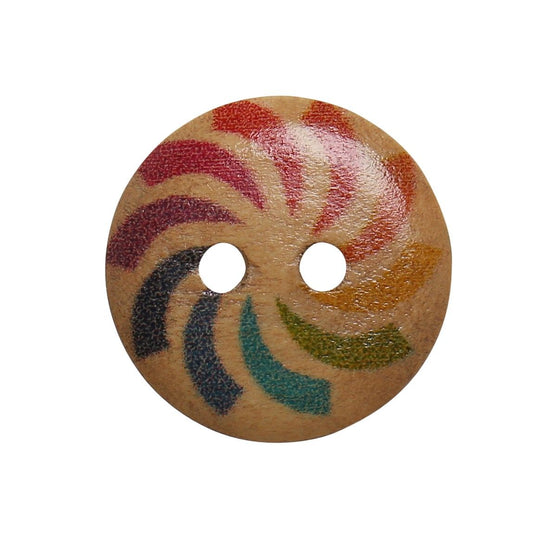 Tęczowe Guziki - 15 mm - Go Handmade
3
