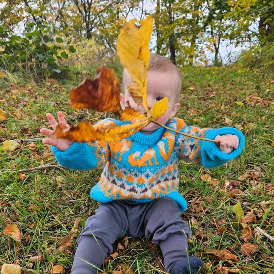 Happy Fox - Dziecięcy sweterek
2