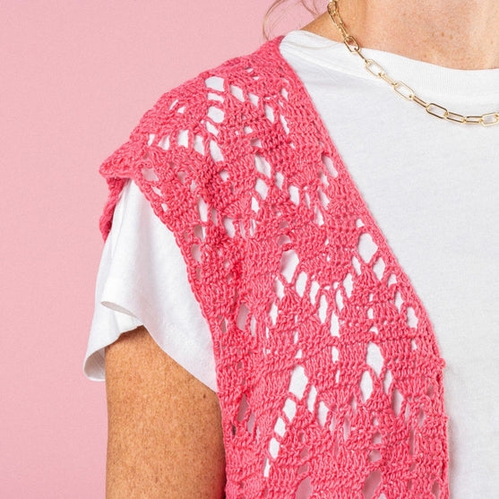 Leaf Me On - Kamizelka - Pink Collection
7