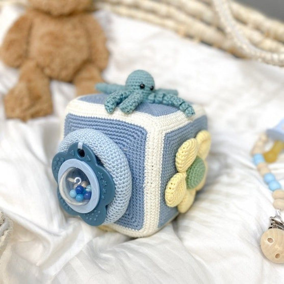 Grzechotka - Kwiat - Go Handmade
4