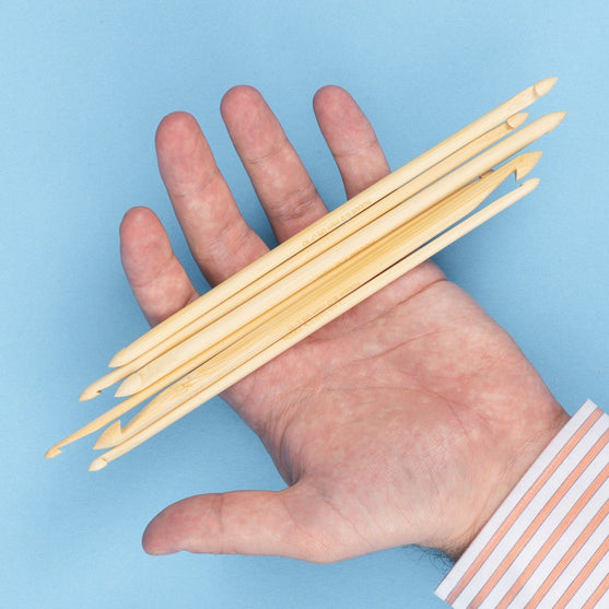 Bamboo Podwójne Szydełka Tunezyjskie - 20 cm - Hobbii
5