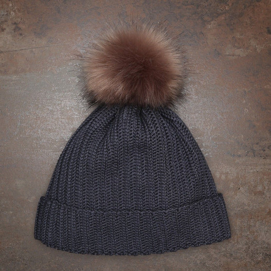 Pompon - Brązowy - Go Handmade
3