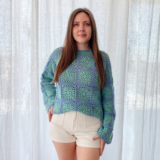 Spring Mosaic - Sweter
4