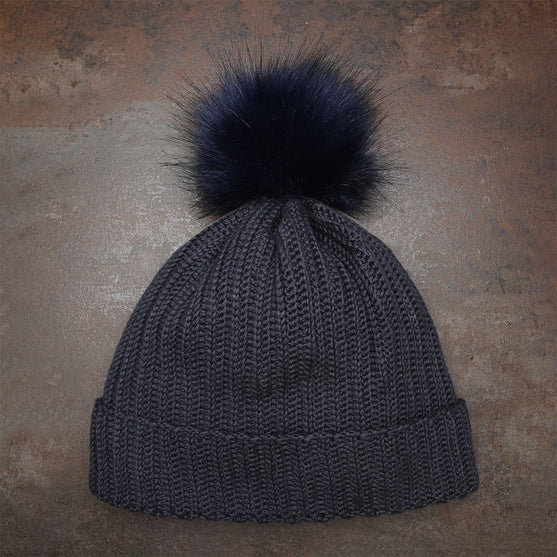 Pompon - Ciemnoniebieski - Go Handmade
3
