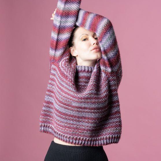 Anette - Perłowy sweter Print
2