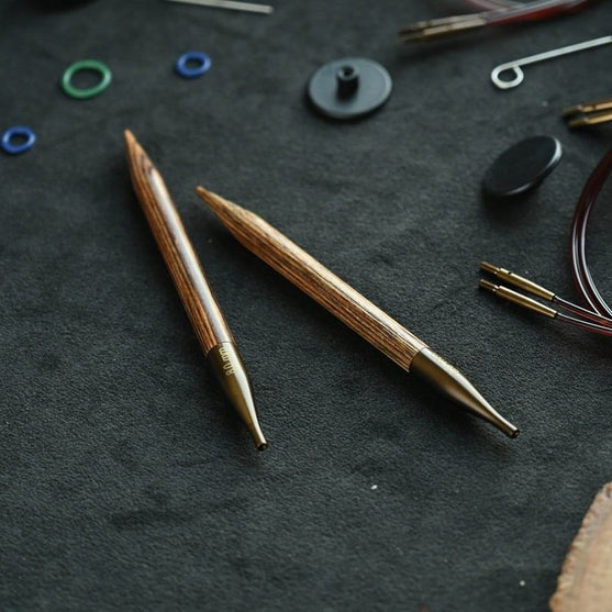 Ginger – Krótkie Wymienne Druty na żyłce – Brzoza - KnitPro
6