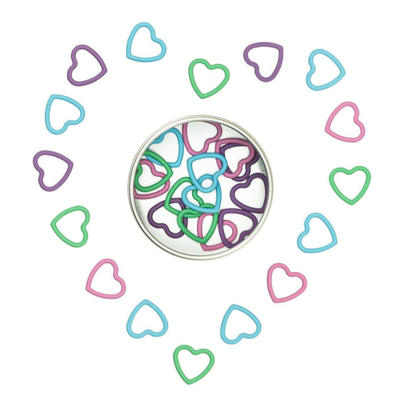 Metalowe Znaczniki ściegów – Serca - Hobbii
4