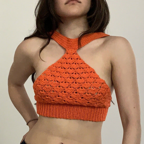 Norma Jeane - Top z dekoltem halter
4