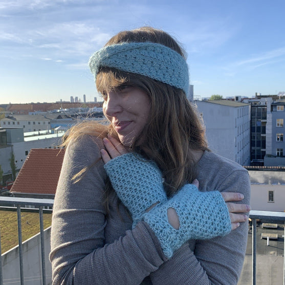 Soft Twist - Opaska i rękawiczki
2