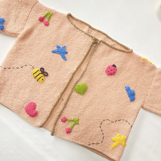 Applique Jacket - Dziecięcy kardigan
7