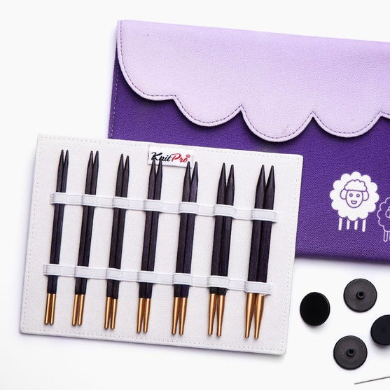 J'Adore Cubics Deluxe Zestaw wymiennych drutów na żyłce - KnitPro
2