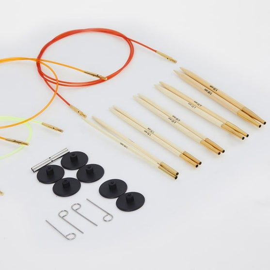 Zestaw wymiennych drutów na żyłce Bamboo - Dla początkujących - KnitPro
4
