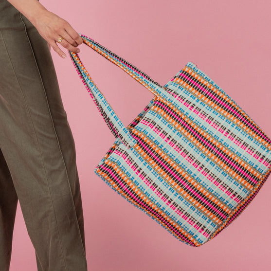 Żakardowy Shopper - Hobbii
3