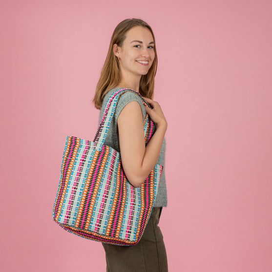 Żakardowy Shopper - Hobbii
2