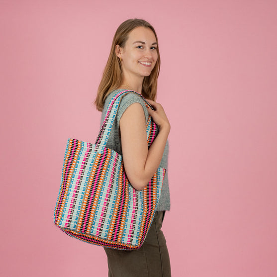 Żakardowy Shopper - Hobbii
2