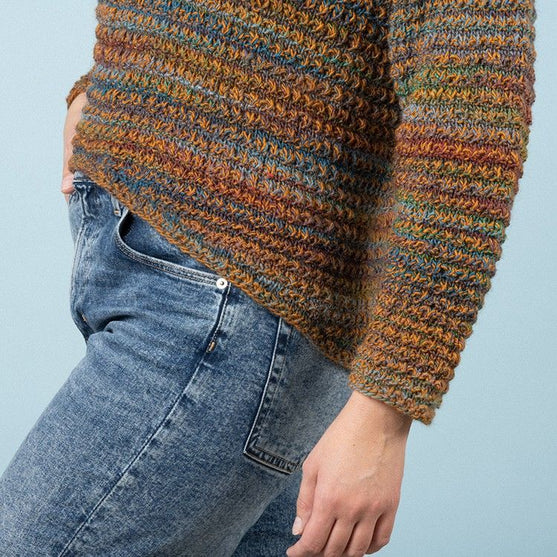Nanna - Sweter wzorem reliefowym
3