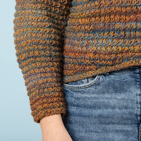 Nanna - Sweter wzorem reliefowym
7