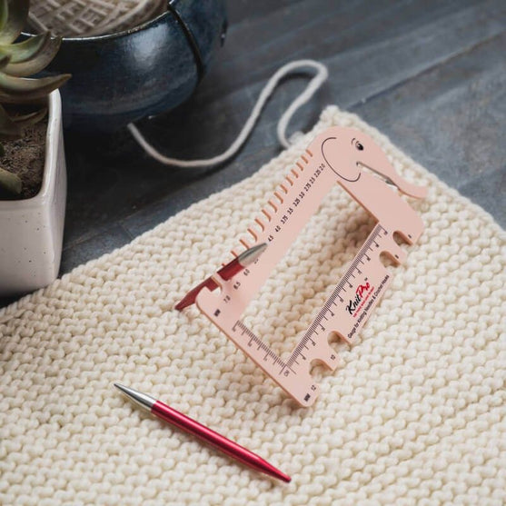 Miernik rozmiaru szydełek i drutów - KnitPro
5