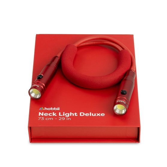 Lampa na szyję Deluxe - Czerwony - Hobbii
4