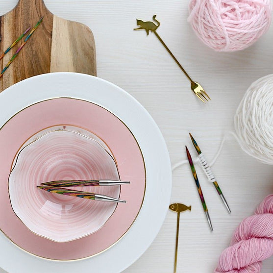 Krótkie wymienne druty brzozowe Symfonie - KnitPro
5