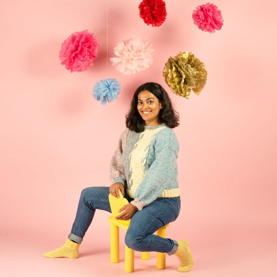 Marshmallow Swirls - Sweter
2