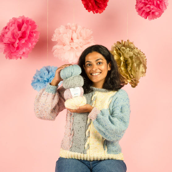 Marshmallow Swirls - Sweter
4