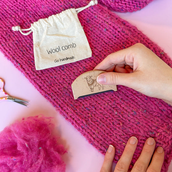 Grzebień do wełny - Go Handmade
6