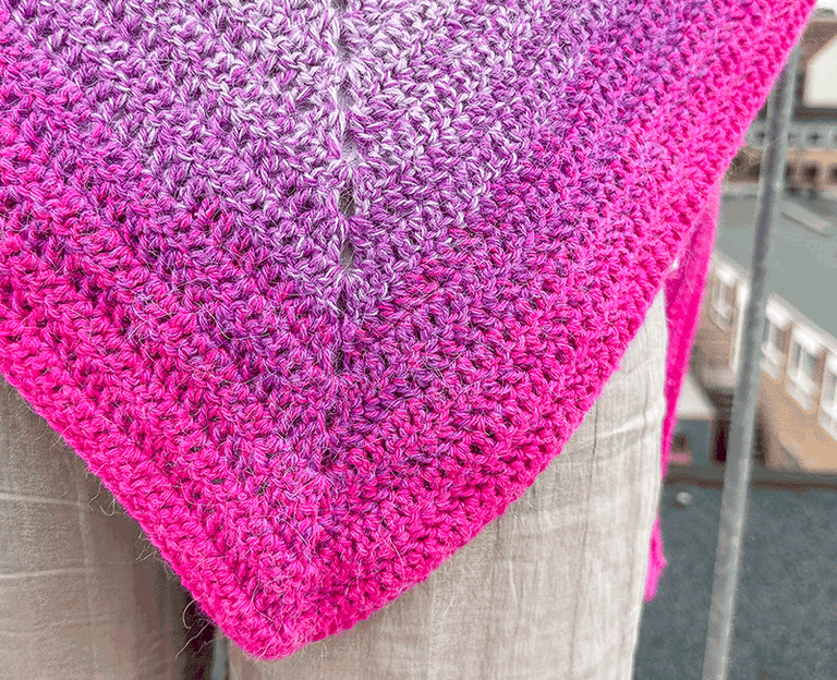 Part 3: Simple Lines Shawl - Add an edge